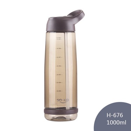 1000ML Sport Halmfärgad Rymdmugg Stor Kapacitet Bärbar Mugg med Bärhandtag - Curry