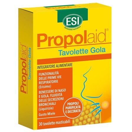 Esi Propolaid Tavolette Gola Miele 30 Tavolette