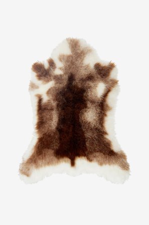 Skinnwille - Matta Reindeer - Flerfärgad - Fällar & skinnmattor - 90X110 - Från Homeroom