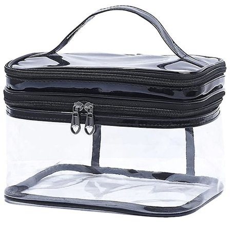 Makeup Artist Multifunktionell Förvarings- och Tvätt Kosmetisk Väska, Tillverkad Av Pu