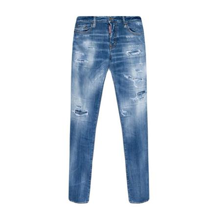 Dsquared2, ‘Slim’ jeans Blauw, Heren, Maat:L