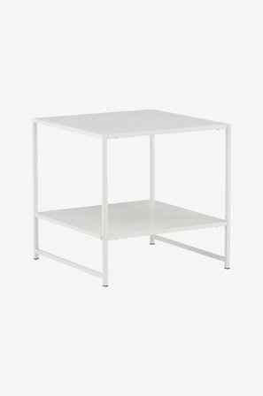 Venture Home - Sivupöytä Sila, 51 x 51 cm - Valkoinen - Pikkupöydät - - Homeroom