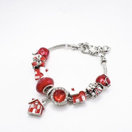 #Julekalender Armbånd med Perler Smykker (1 stk)#