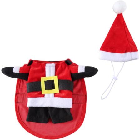 1 Set Pet Rolig Klä upp Jul Valp Tröja Outfits Jul Hundkläder