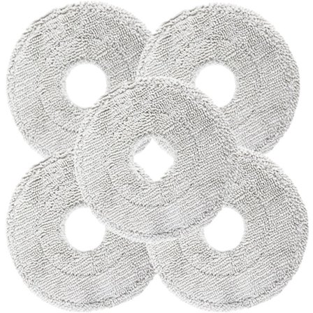 Moppekluter, Moppeklut, Pakke med 5, Egnet for Dreame L10 Ultra/ L10S PRO/ L10S Ultra Heat/ L10 Prime / L20 L30 L40 L50 X30 X40 X50 Ultra