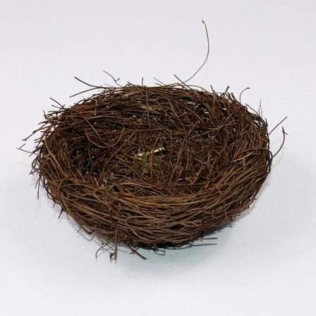 1 Mini fuglerede med søte kyllinger og påskepynt Håndlaget