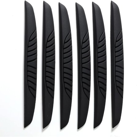 6 st dörrskydd för bil, antikollisionsremsor, meta DXGHC