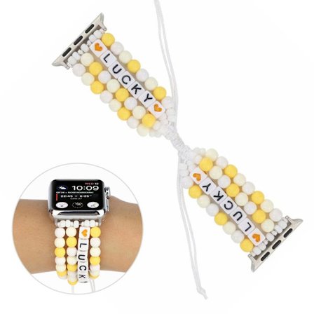 Apple Watch Series 6 / 5 40mm braid style klockarmband - gul