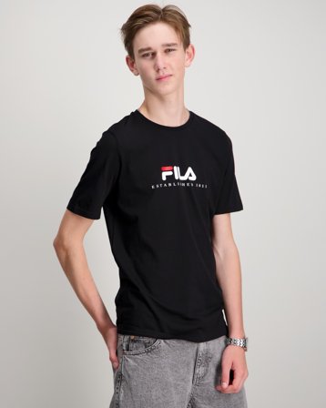 Fila CARISIO regular logo t-shirt Schwarz T-Shirts Jungen - Kids Brand Store