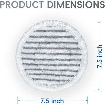 8-pak dampmoppe-udskiftningspuder til Shark S8001 S7001 S7201 S7000AMZ S8201 dampmoppe vaskede puder gentagne gange til rengøring af alle gulve