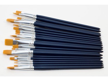 PLAYBOX Penselset syntet7/fp - Lyreco - Skola och förskola - Målarfärg och tillbehör - Penslar