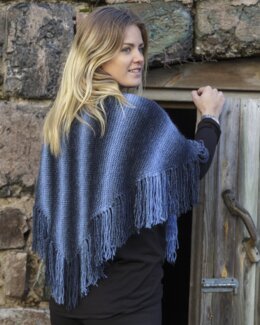 Trekantssjal med fransar Amanda