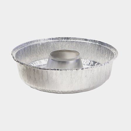 Moldes de aluminio para horno Omnia, con tapas de cartón, compatibles con Original, pack de 5