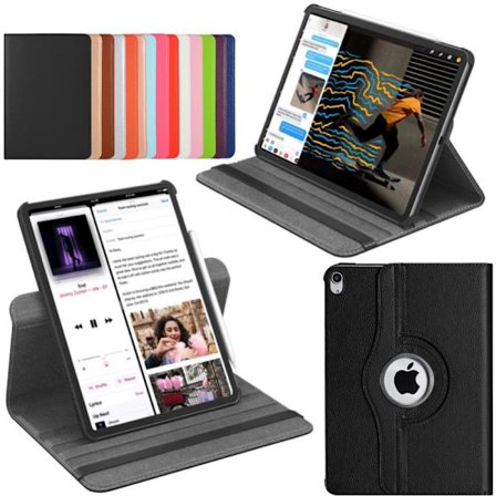 [LLC] iPad Air 5/4 2022/2020 10,9 tommers deksel beskyttelse 360° skall skjermbeskytter - Svart