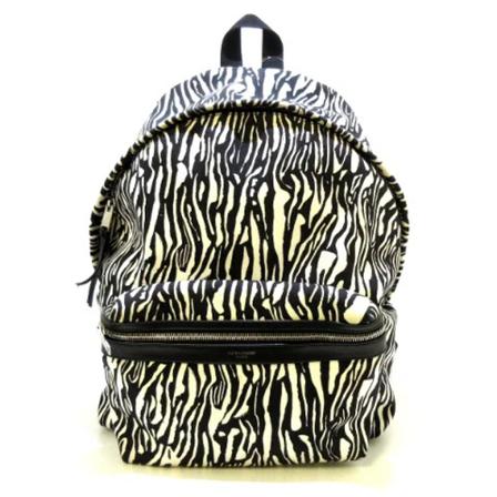 Saint Laurent Vintage, Pre-owned Backpacks Wit, Dames, Maat:ONE Size,leather