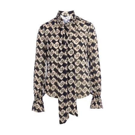 Diane Von Furstenberg, Shirts Czarny, Kobieta, Rozmiar: M