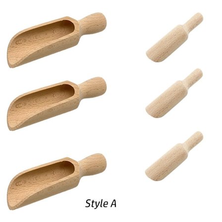 Badsaltskopa Trä kaffesked A A