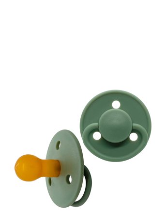 Mininor Round Pacifier Latex - Green - 0 M