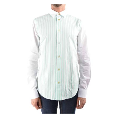 Paul Smith, Stripes shirt Biały, Mężczyzna, Rozmiar: L