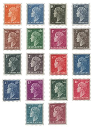 Luxembourg 1948 - MICHEL 442/59 - Postfrisk