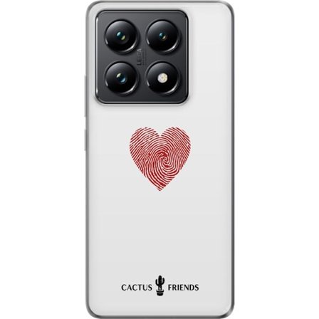 Yhteensopiva Puhelinkuori Xiaomi Xiaomi 14T Cactus and Friends - Fingerprint Love