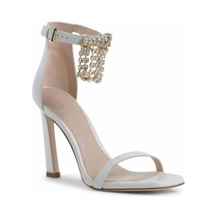 Stuart Weitzman High Heel Sandalen , Wit , Dames , Maat: 37 EU