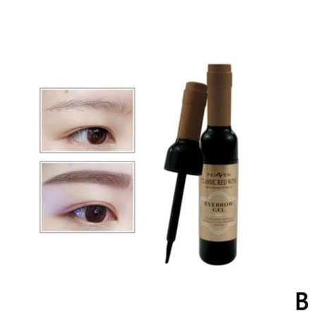 Fantastisk tilbud til lav pris! 3 farver Øjenbrynsgelton Langtidsholdbar vandtæt Peel Off Dye E 02 # Natural Brown 6ml-Glad