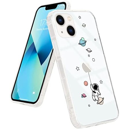 Kompatibel med iPhone 13 Skal Söt Astronaut Design Silikon