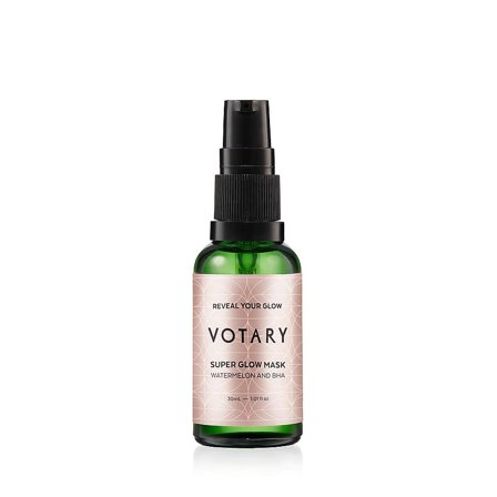 Votary Super Glow Mask Watermelon and BHA, Skincare, Masker, Fugtmasker