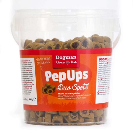 Dogman PepUps Duo Spots, 500g