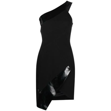 Les Hommes, Paneled Dress Zwart, Dames, Maat:S