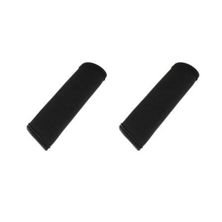 Handtagsskydd för barnvagn Svart 2-pack