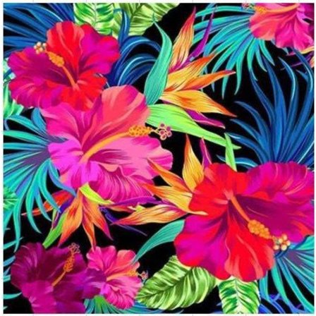 Diamantmålning - blommor