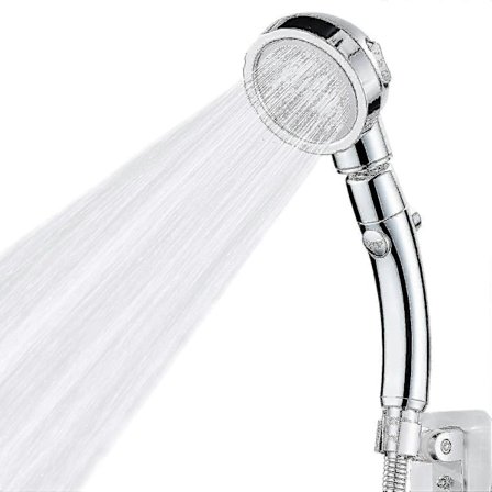 Dusjhode, Håndholdt Dusjhode med Høytrykk og På/Av-knapp