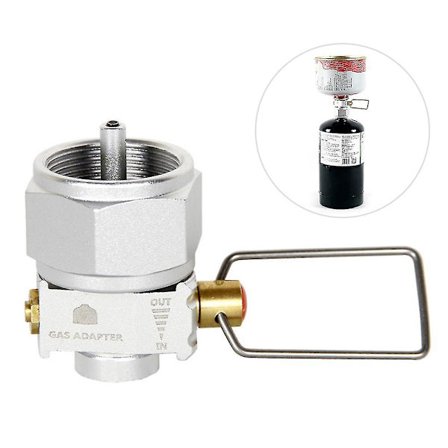 Gas Saver Plus Gasomvandlare Shifter Påfyllningsadapter för platt tank Camping Gas Adapterventil