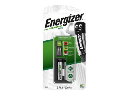 ENERGIZER Batteriladdare Mini AA/AAA - Lyreco - Kontorsmaskiner - Batterier - Batteriladdare