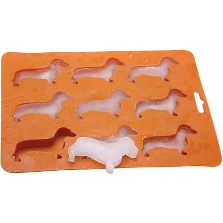 Dachshund-formede silikonisformer for isbiter