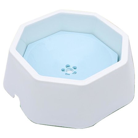 Katt Dricker Vatten Flytande Skål Hund Vatten Skål Anti-stänk Och Anti-välta