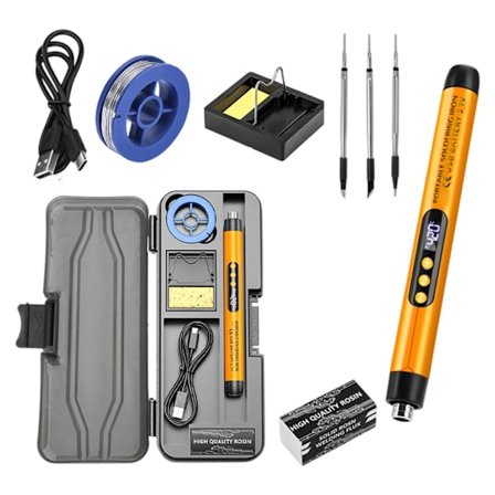 Elektrisk loddebolt 200°C - 450°C Justerbar temperatur Digital skjerm Elektronisk sveiseverktøy