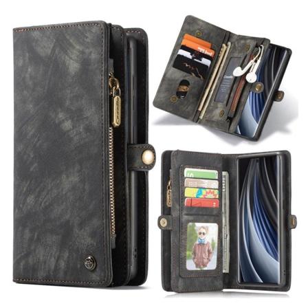 CaseMe Samsung Galaxy Note 20 Pung med Lynlås - Sort Black