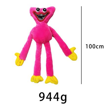 80/100 Cm Huggy Wuggy Plyschleksak Fylld Rosa