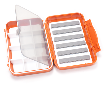 C&F Design Medium 6-Row WP Fly Case w 12 Comp (CF-2306) Burnt Orange