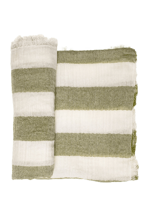 Himla Antibes Pläd 130x170 cm Filtar & plädar Grön