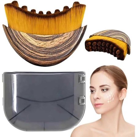 1/2/3-pakke Lymfedrenasje Ansiktsbørste for Ansikt – Myk Massasjebørste for Kontur, Guasha & Hudpleie