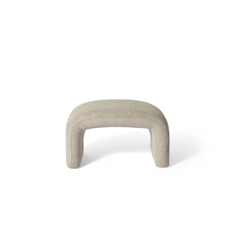 Pluma puf - Beige - 70x47x44 - Puf