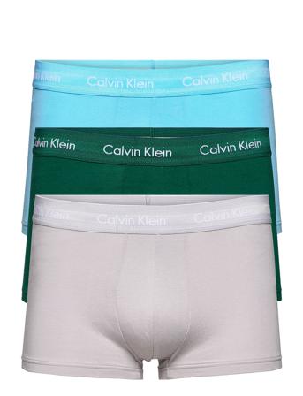3P Low Rise Trunk Boxerkalsonger Multi/mönstrad Calvin Klein