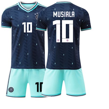 2025–2026 Tyskland VM Udebane Børne Voksen Fodboldtrøje Sæt Nr.13 Müller Nr.8 Kroos Nr.7 Havertz