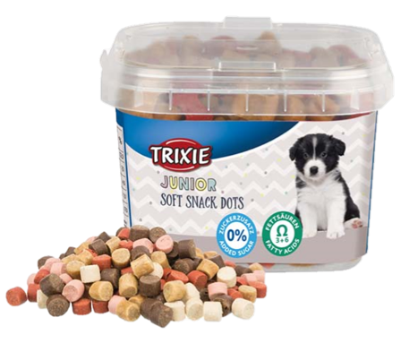 Trixie - Junior Soft Snack Dots med omega3, 140g - Hund - Hundegodbiter & tyggebein - Belønningsgodbiter for hund - ZOO.no