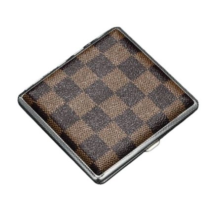 PU Læder Cigaretetui - Rummer 20 cigaretter, Bærbar & Anti-knusning, Stilfuld cigaret opbevaring Brown+Black