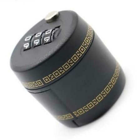 Svart kodlås för flaskor - Lås för vin- och spritflaskor